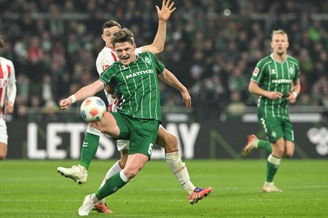 Fot für das Derby: Werder-Profi Jens Stage. Foto: Carmen Jaspersen/dpa