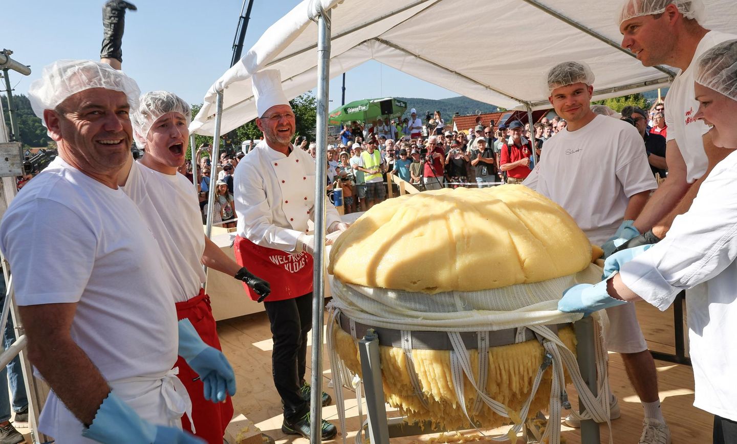 Riesiger Kartoffelkloß