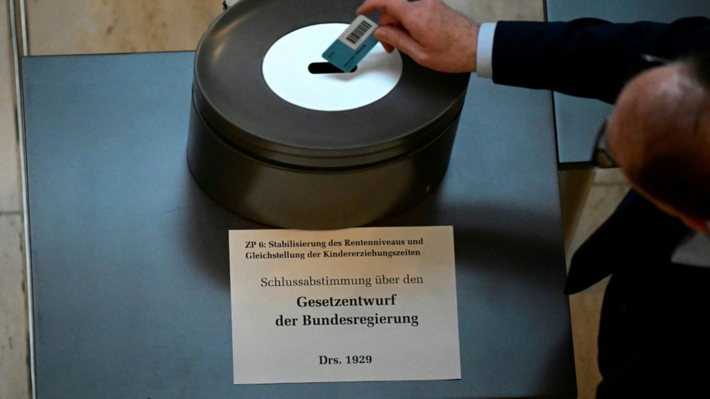 Abstimmung im Bundestag