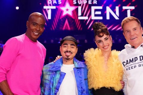 Aus für die Talentshow (v.l.): Bruce Darnell, Tony Bauer, Ekaterina Leonova und natürlich Dieter Bohlen saßen in der letzten "
