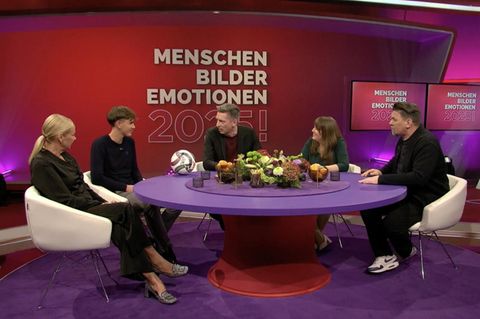 Pallaschka mit seinen Gästen bei "Menschen, Bilder, Emotionen"