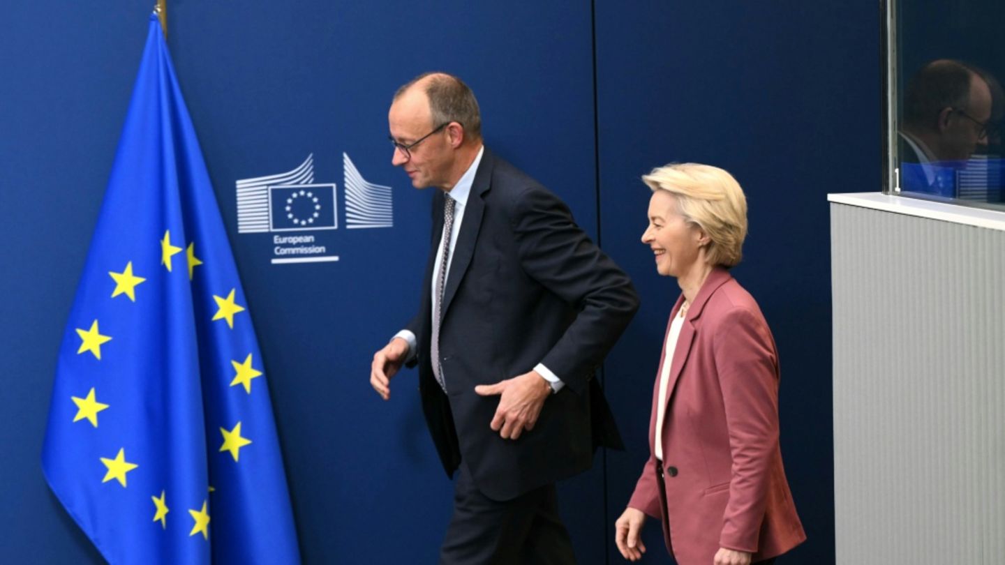Merz und von der Leyen am Freitag in Brüssel