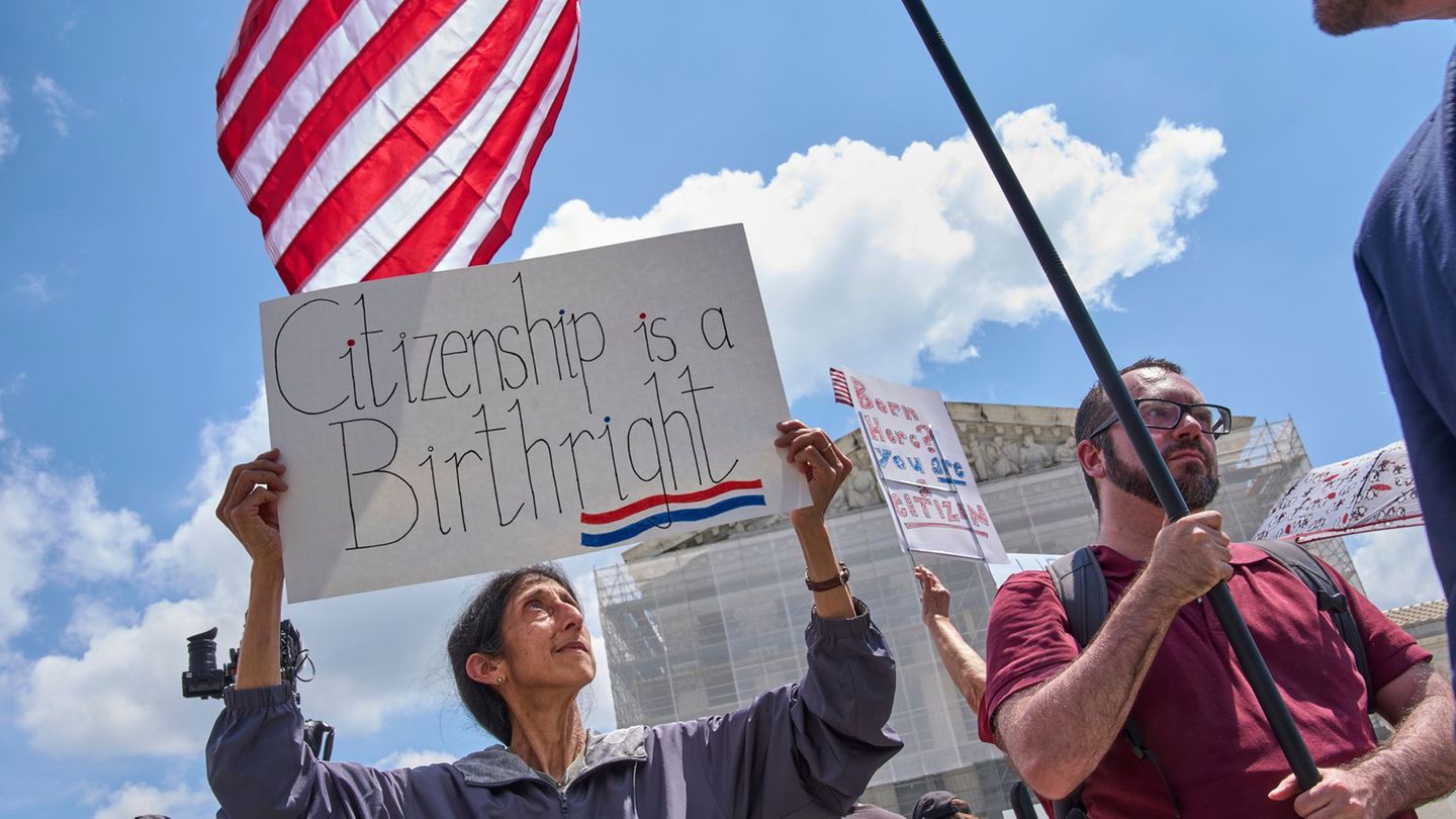 Das juristische Tauziehen um das umstrittene Dekret zum Geburtsrecht landet erneut vor dem Supreme Court landen. (Archivbild) Fo