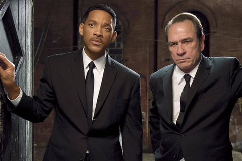 Will Smith und Tommy Lee Jones (r.) in der "Men in Black"-Reihe.