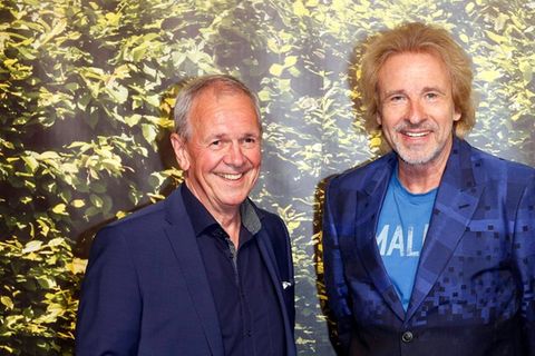 Fritz Egner (l.) und Thomas Gottschalk sind seit vielen Jahren befreundet.