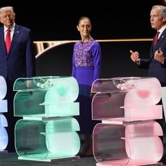 Dreier-Treffen bei FIFA-Veranstaltung Foto: Jacquelyn Martin/AP/dpa