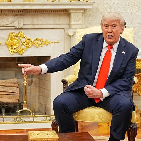 Donald Trump sieht in europäischen Spitzenpolitikern wie Friedrich Merz eine Gefahr für amerikanische Interessen