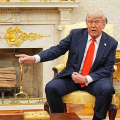 Donald Trump sieht in europäischen Spitzenpolitikern wie Friedrich Merz eine Gefahr für amerikanische Interessen