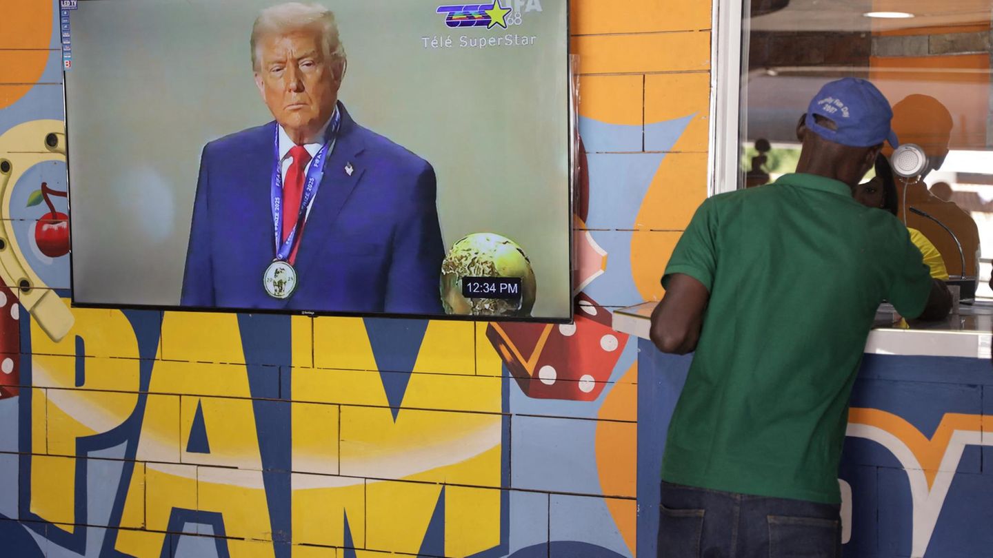 Die Auslosung wurde um die ganze Welt übertragen – hier in Haitis Hauptstadt Port-au-Prince