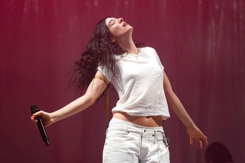 Die Musikerin Lorde bei einem Konzert