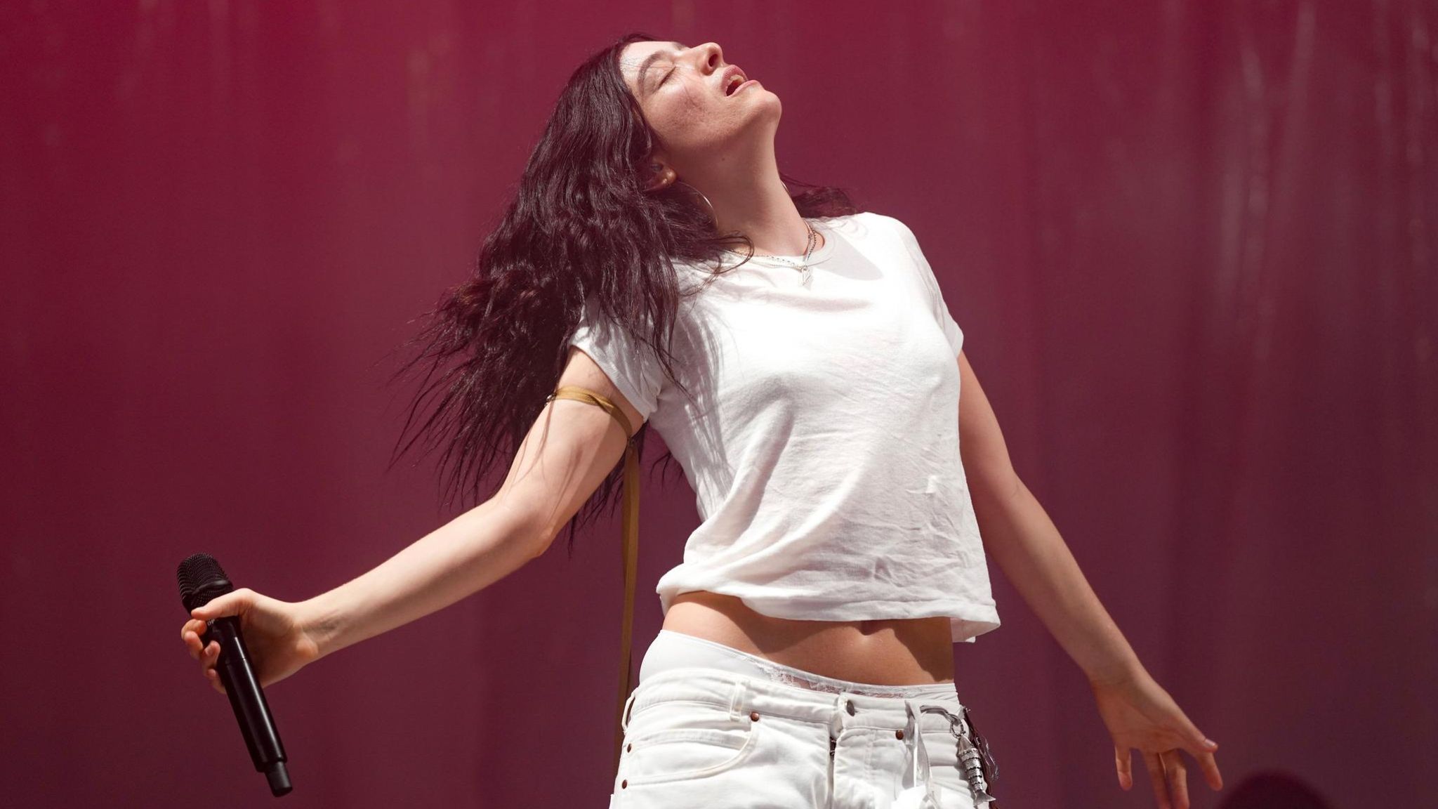 Die Musikerin Lorde bei einem Konzert