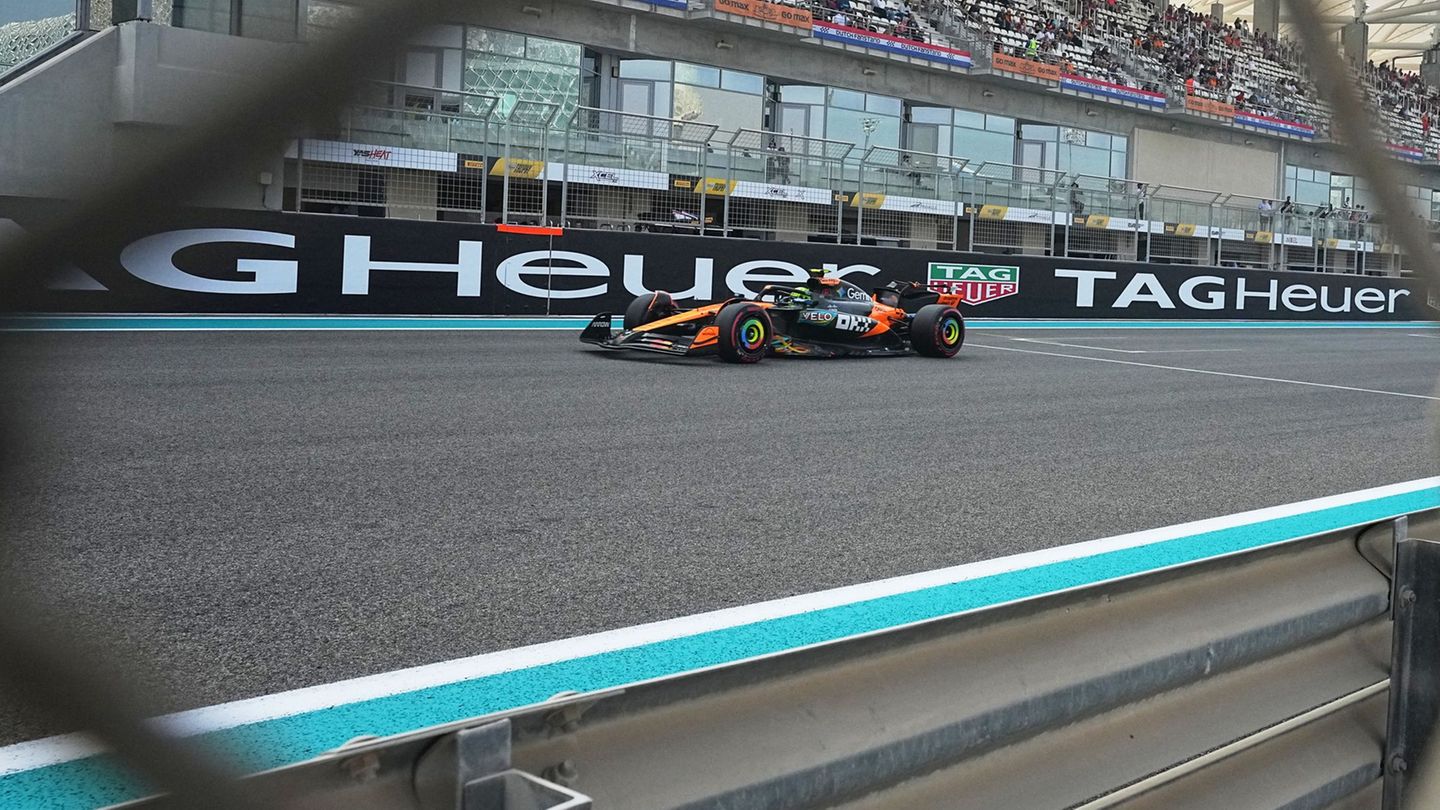 Norris musste auch einen Schreckmoment überstehen. Foto: Fatima Shbair/AP/dpa