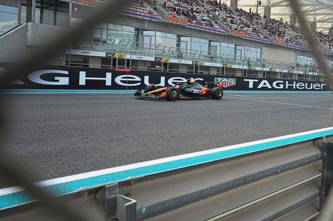 Norris musste auch einen Schreckmoment überstehen. Foto: Fatima Shbair/AP/dpa