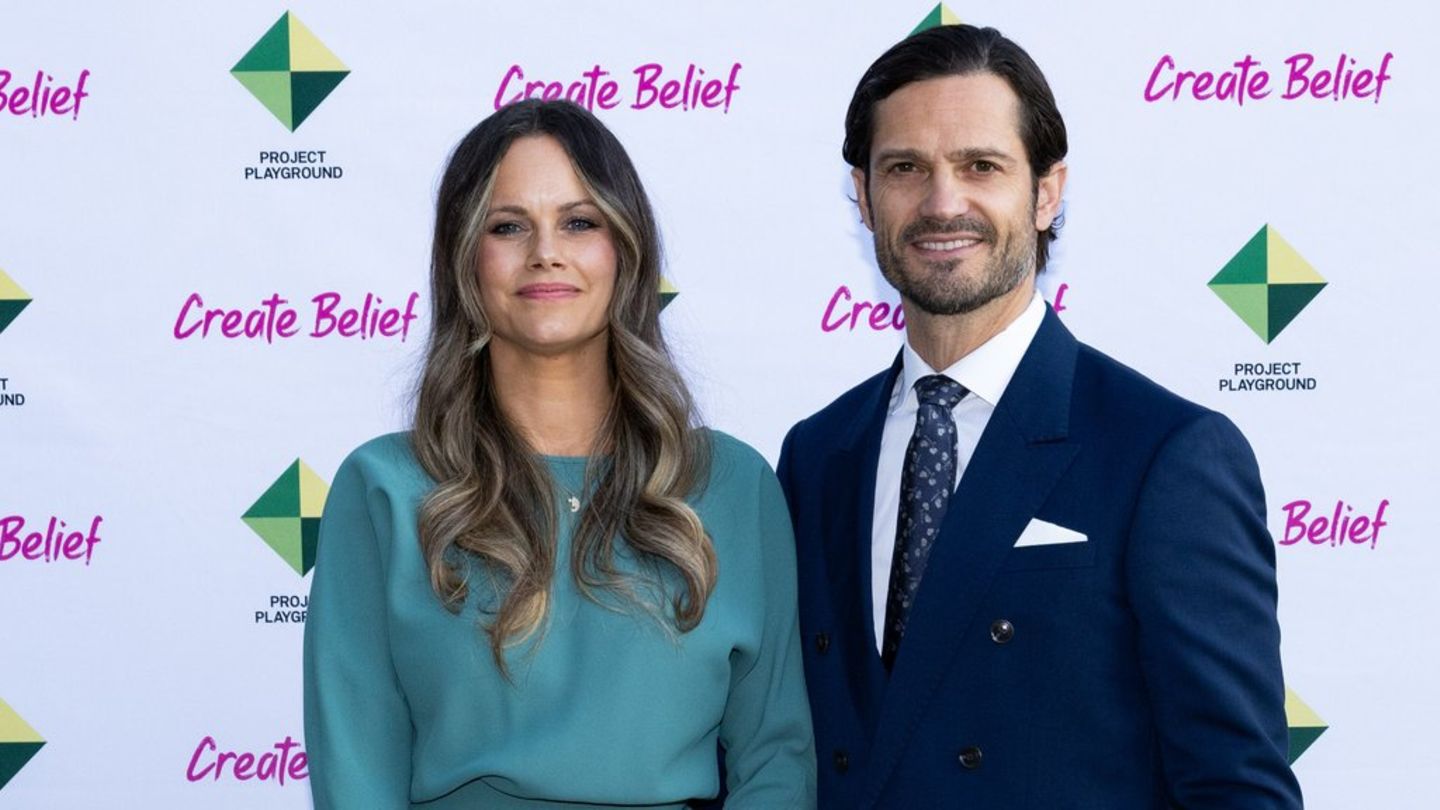 Prinzessin Sofia und Carl Philip von Schweden bei einem gemeinsamen Auftritt.