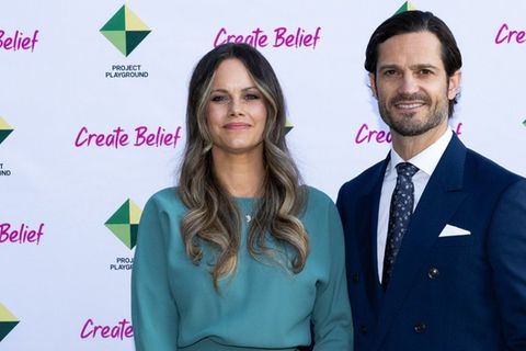 Prinzessin Sofia und Carl Philip von Schweden bei einem gemeinsamen Auftritt.