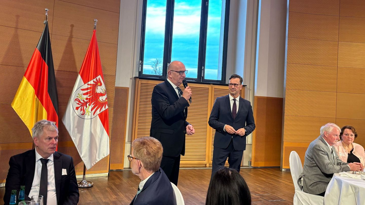 Einmal im Jahr bedankt sich Brandenburgs Ministerpräsident Dietmar Woidke (SPD) bei ehrenamtlichen Helfern. Foto: Oliver von Rie