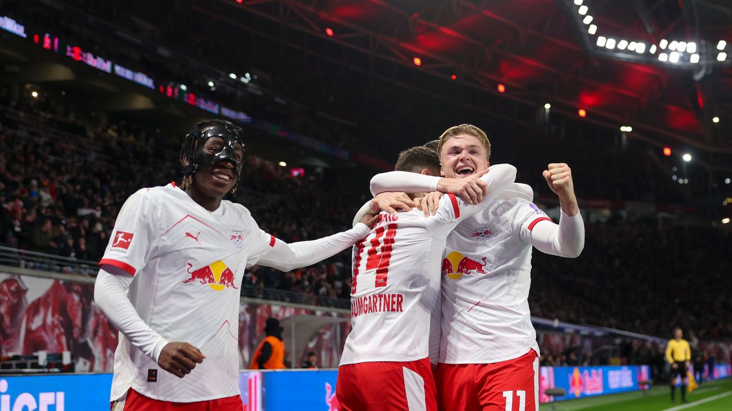 Bundesliga-Topspiel: RB Leipzig offensiv und effektiv: 6:0 gegen Frankfurt