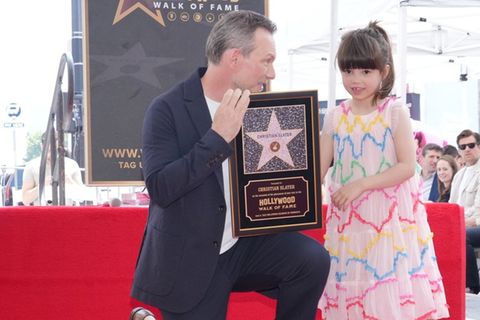 Christian Slater mit seiner Tochter Lena im Juni 2025.
