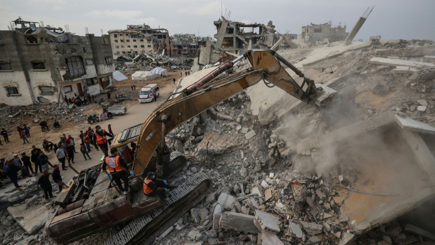 Kriegsruinen im Gazastreifen