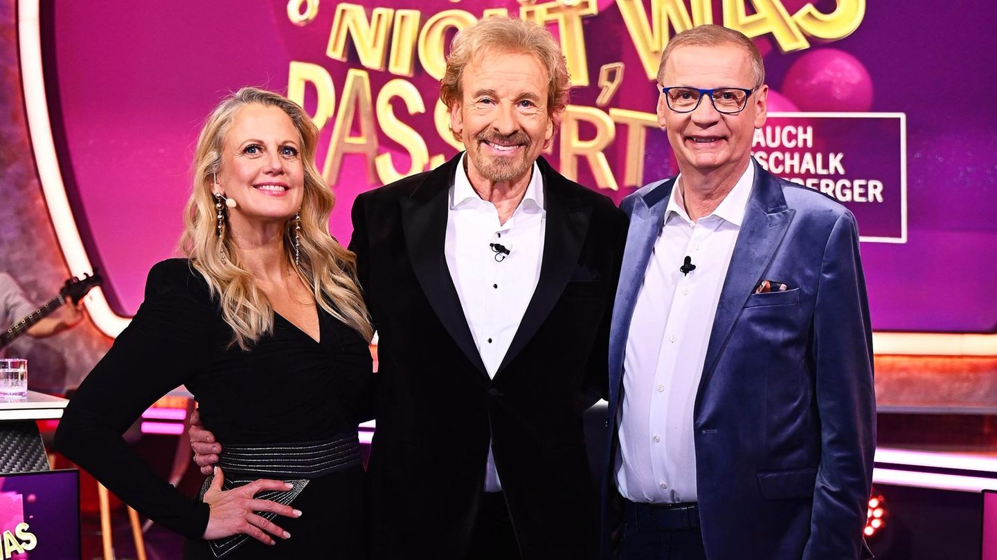 Das bisherige Trio der RTL-Show "Denn sie wissen nicht, was passiert". Foto: Julia Feldhagen/RTL/dpa
