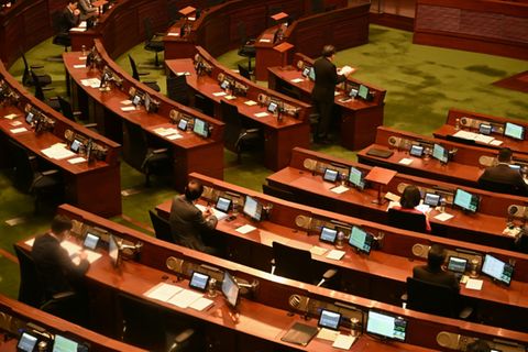 Der Legislativrat, das Parlament von Hongkong