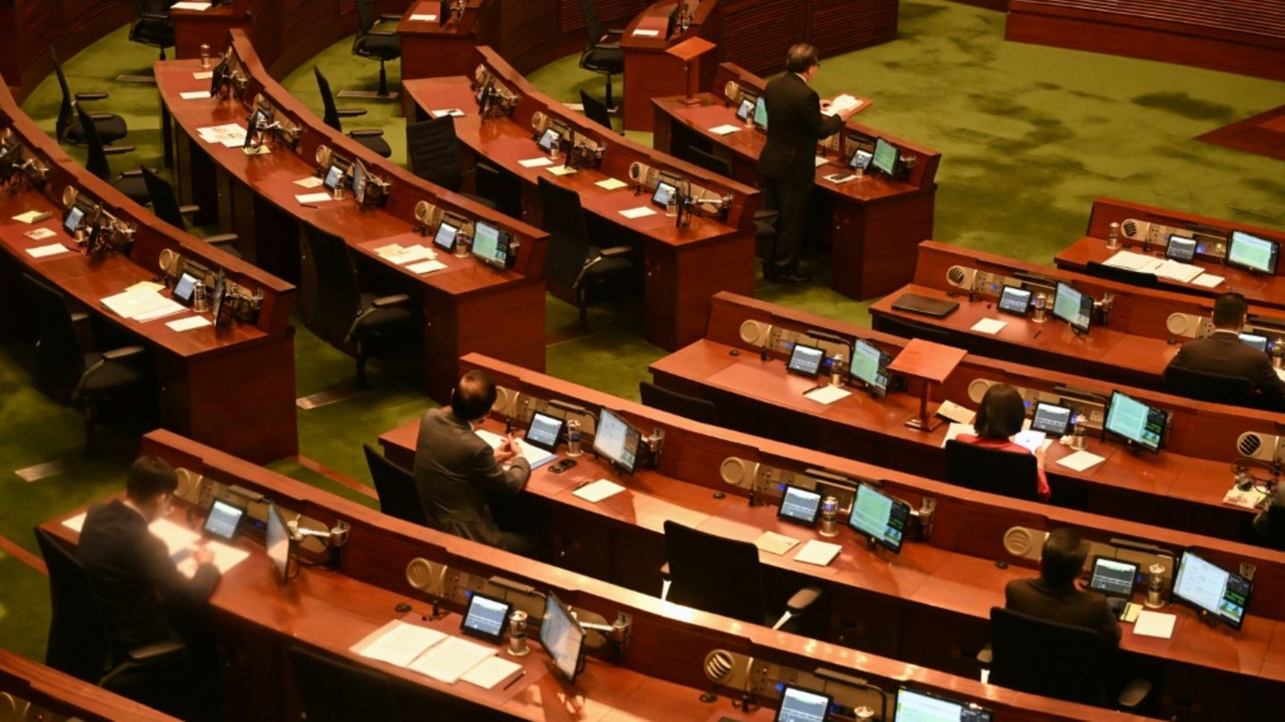 Der Legislativrat, das Parlament von Hongkong
