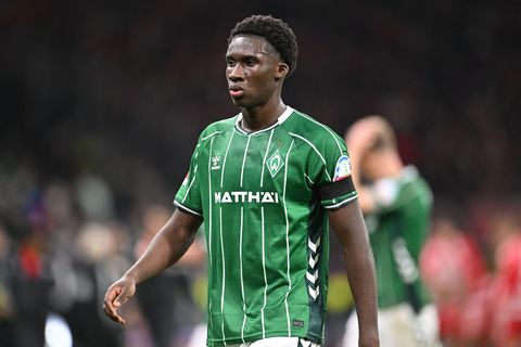 Ein Hamburger in Bremen: Werder-Spieler Karim Coulibaly. (Archivbild) Foto: Carmen Jaspersen/dpa