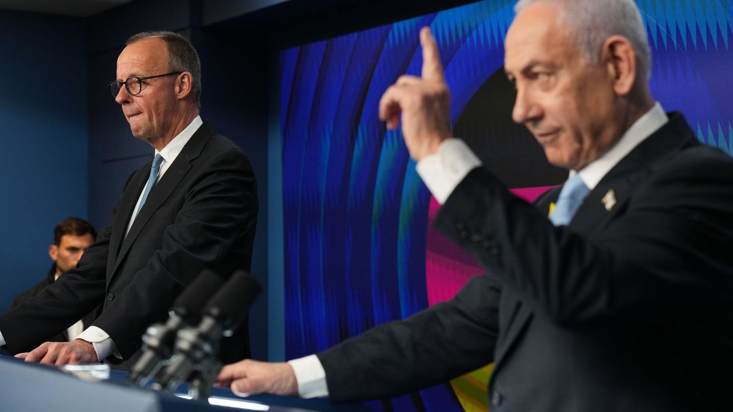 Richtig gute Freunde sind die beiden nicht, aber sie kamen in Jerusalem gut miteinander zurecht. Foto: Ariel Schalit/Pool AP/AP/