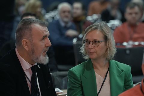 Das Thüringer BSW hatte auf dem Bundesparteitag in Magdeburg einen schweren Stand. Foto: Klaus-Dietmar Gabbert/dpa