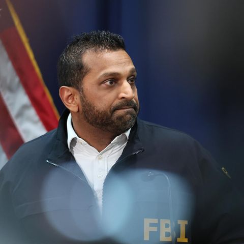 Donald Trumps FBI-Chef Kash Patel bei einer Pressekonferenz