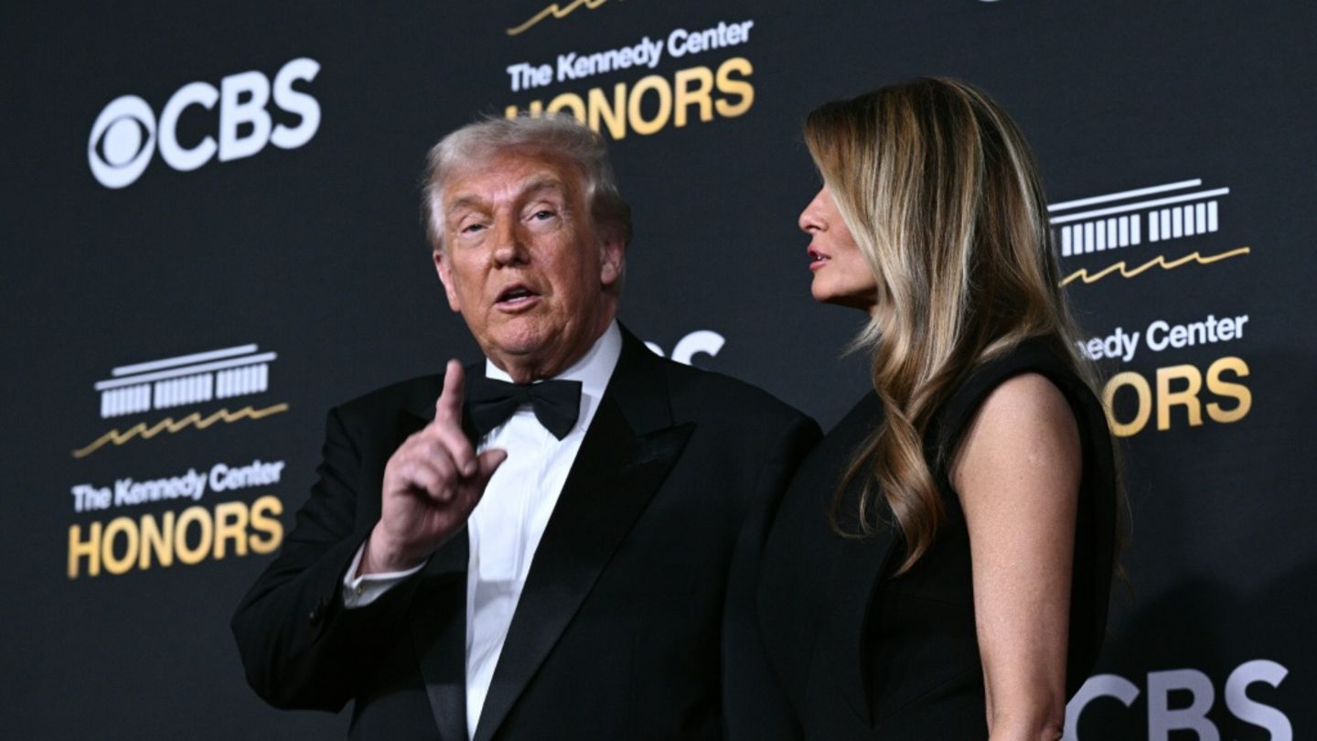 Trump und seine Frau Melania im Kennedy Center
