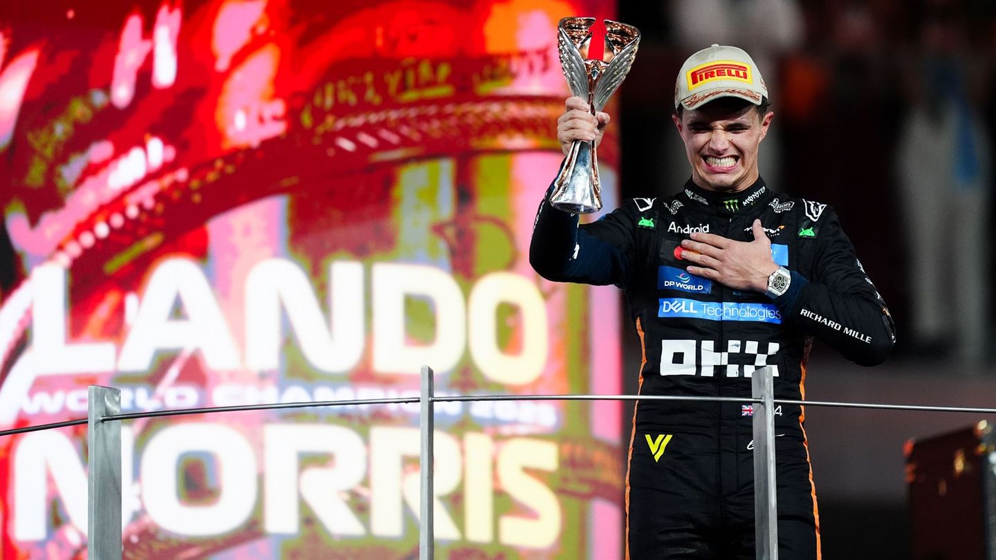 Lando Norris wird der Gejagte sein von Anfang an im kommenden Jahr. Foto: David Davies/PA Wire/dpa
