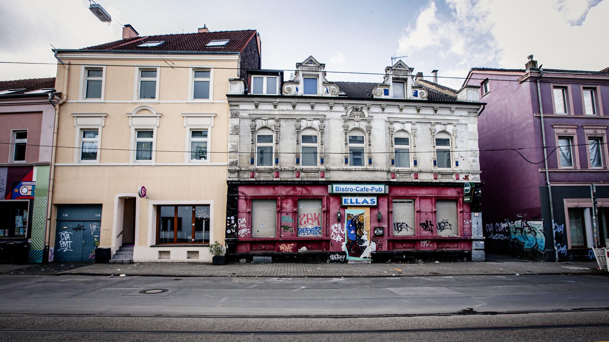 Ein Straßenzug im südlichen Gelsenkirchen, wo besonders viele Menschen Bürgergeld beziehen
