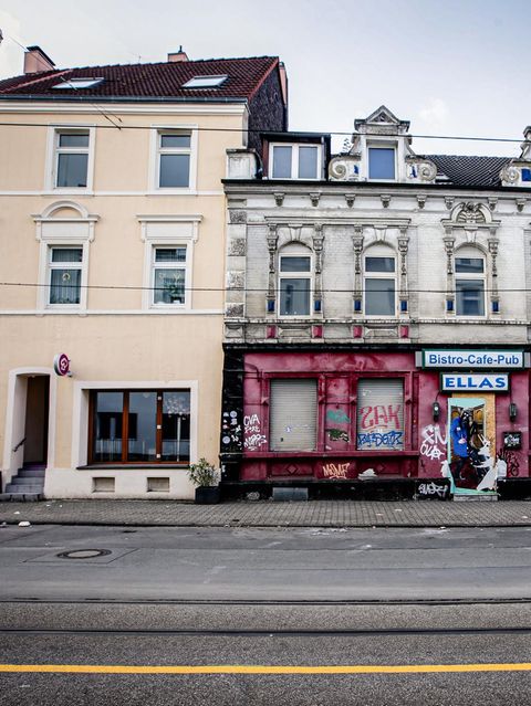 Ein Straßenzug im südlichen Gelsenkirchen, wo besonders viele Menschen Bürgergeld beziehen