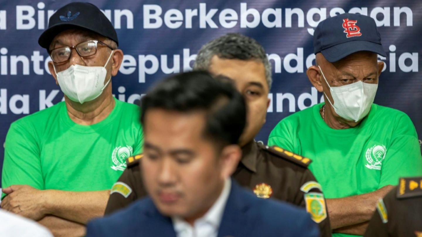 Mets (r.) und Tokman in Jakarta