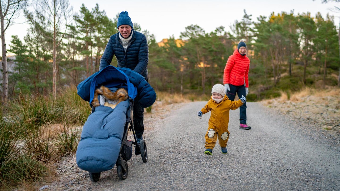 Winterfußsack im Kinderwagen: Nie mehr kalte Füßchen