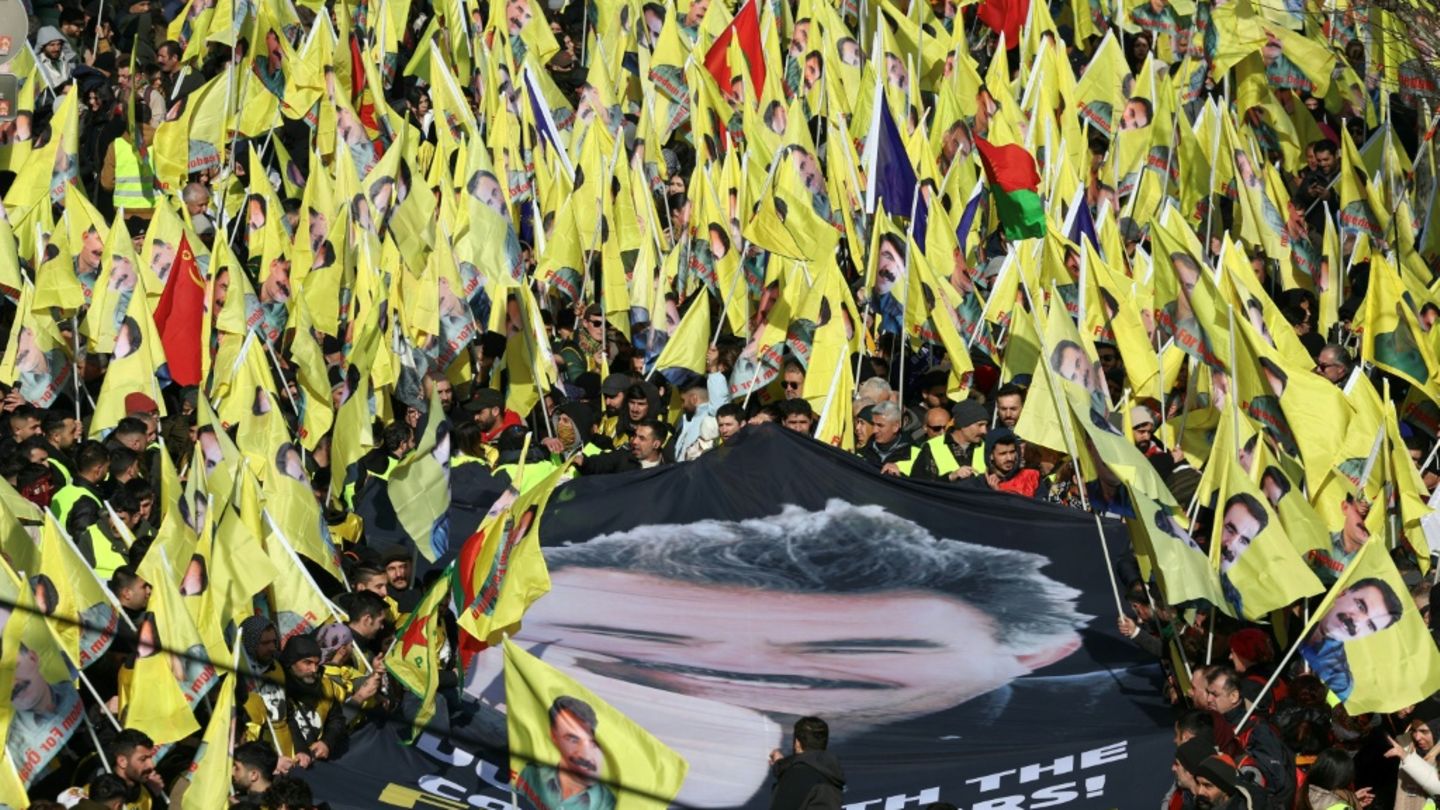 Pro-PKK-Demonstration in Frankreich