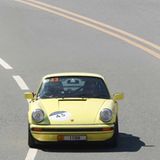 Ein gelber 911 auf den Straßen