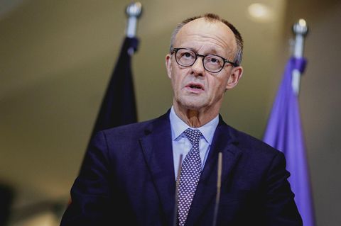 Friedrich Merz am Rednerpult