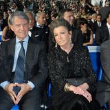 Rafaela Aponte-Diamant sitzt neben ihrem Mann Gianluigi Aponte