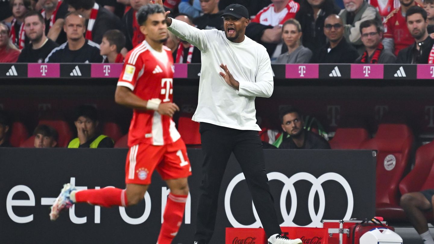 Vincent Kompany (r) gönnt dem gesperrten Luis Díaz einen Kurzurlaub. Foto: Sven Hoppe/dpa