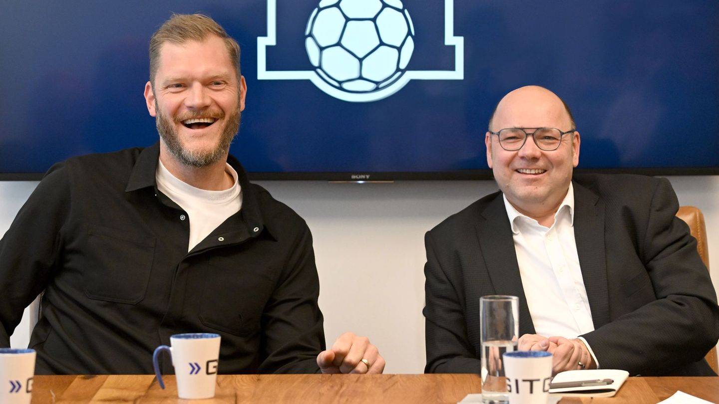 Sportdirektor Johannes Bitter (l) und Geschäftsführer Christian Hüneburg tragen seit Oktober 2024 die Verantwortung beim HSV Ham