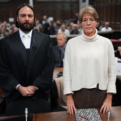 Christina Block und ihr Verteidiger Ingo Bott