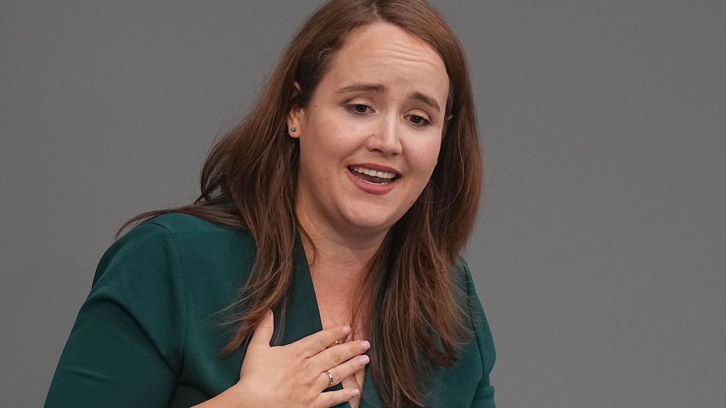 Ricarda Lang setzt auf Instagram ein deutliches Zeichen. (Archivbild) Foto: Michael Kappeler/dpa