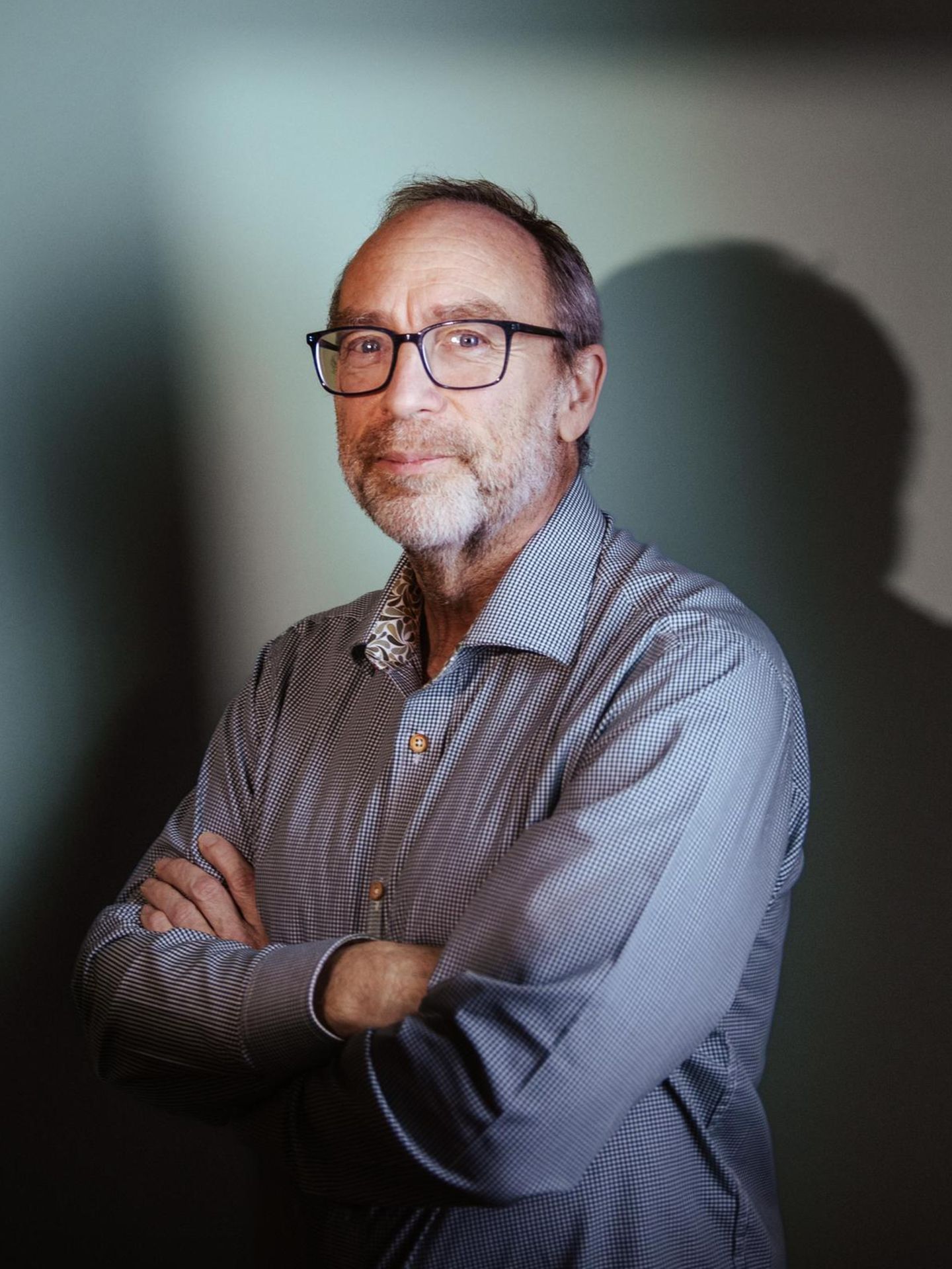 Porträt Jimmy Wales von Wikipedia