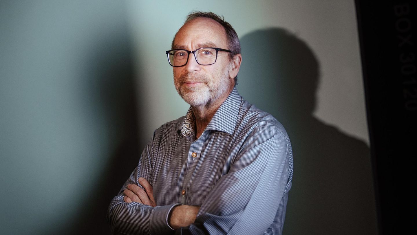 Porträt Jimmy Wales von Wikipedia
