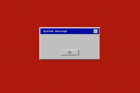 Wenn Unternehmenssoftware kirre macht: Eine Animation mit zig Fehlermeldungen