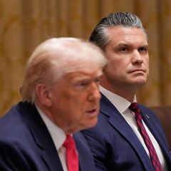 US-Präsident Donald Trump und Verteidigungsminister Pete Hegseth