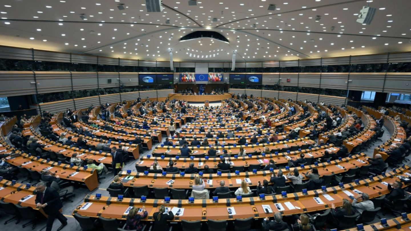 Sitzung des EU-Parlaments in Brüssel