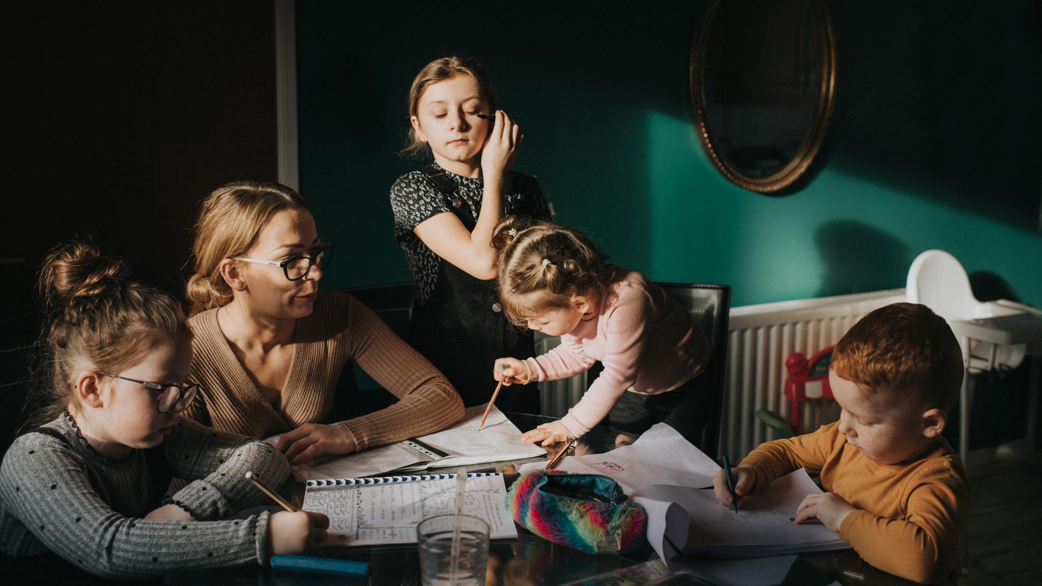 Eine Familie (Symbolbild)